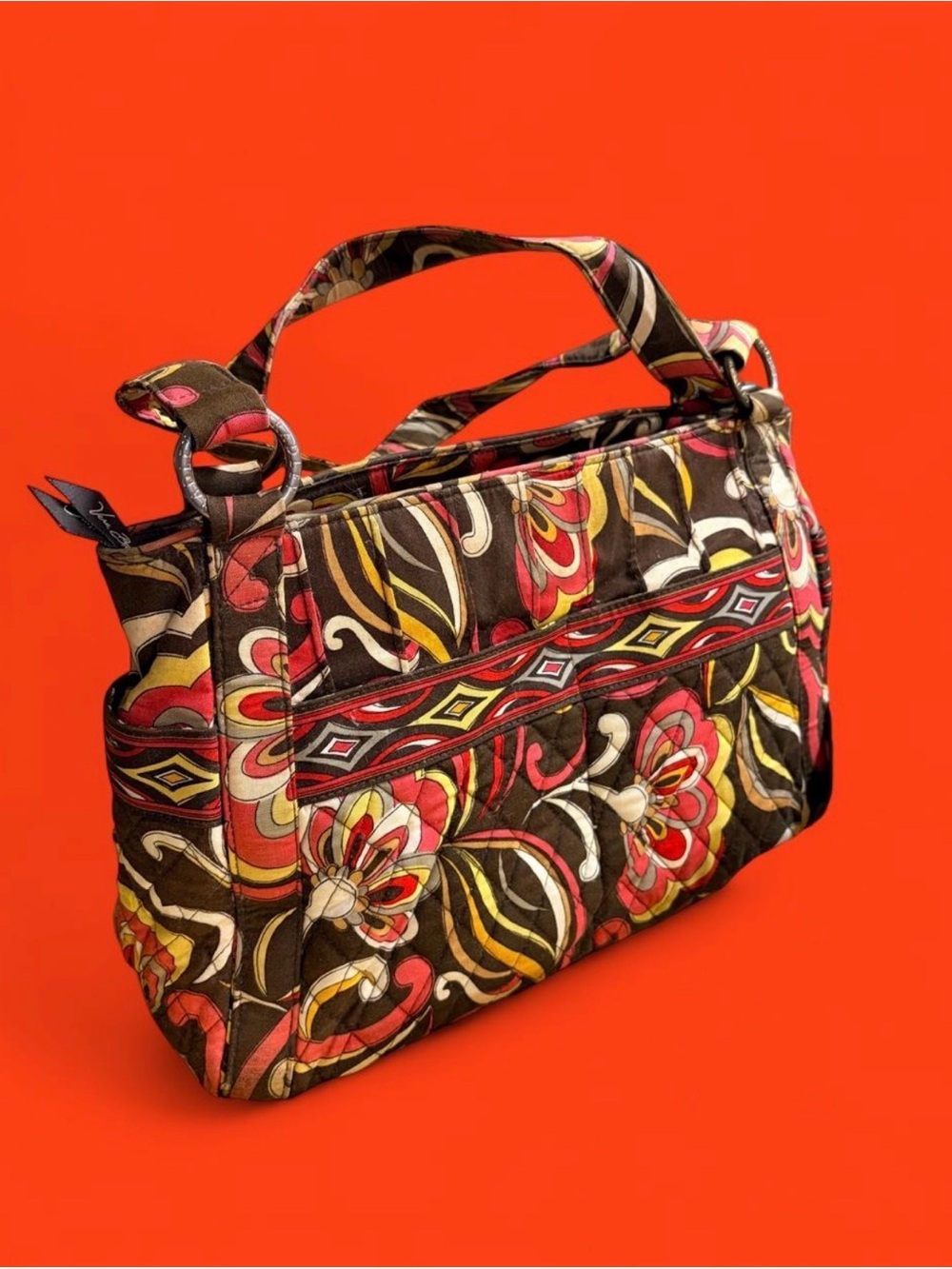 Vera Bradley Quilted Stephanie Hand Bag in Puccini